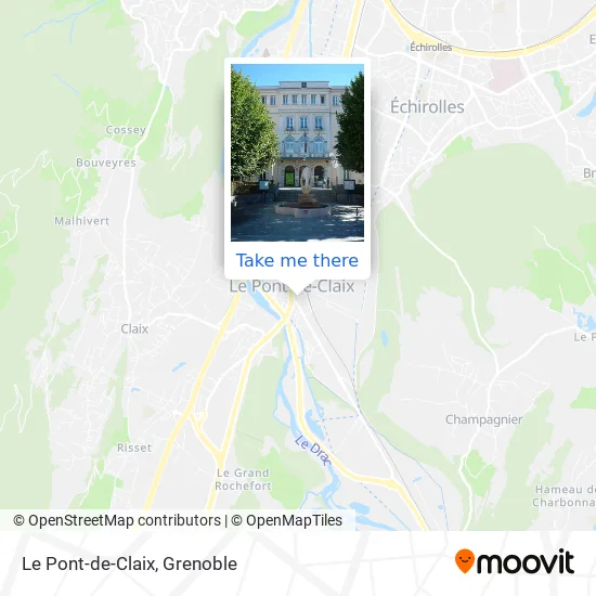 Le Pont-de-Claix map
