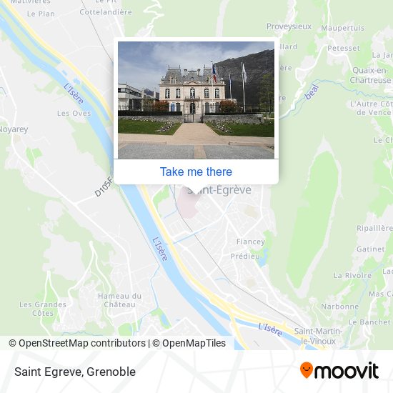 Saint Egreve map