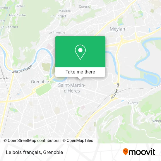Le bois français map
