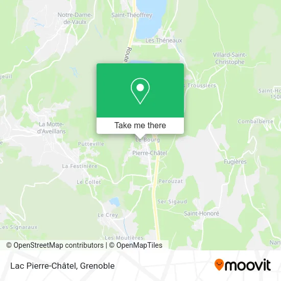 Lac Pierre-Châtel map