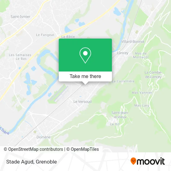 Stade Agud map