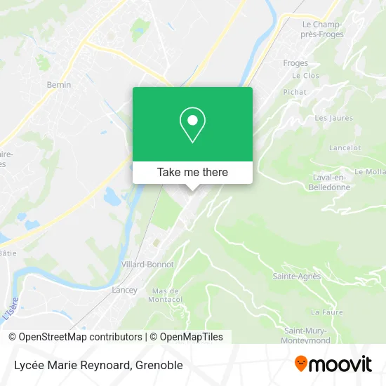 Lycée Marie Reynoard map