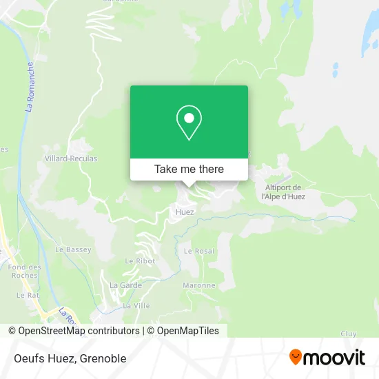 Oeufs Huez map