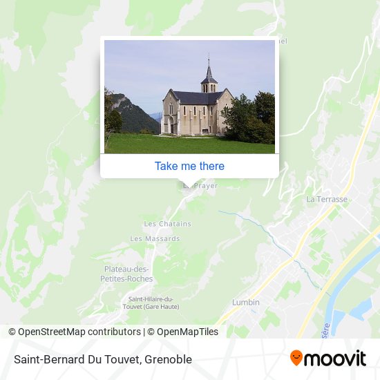 Saint-Bernard Du Touvet map