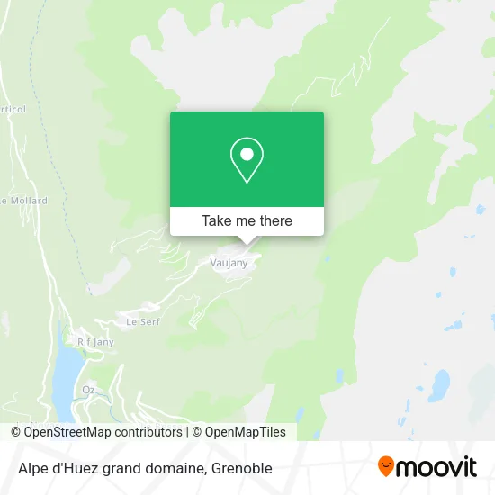 Alpe d'Huez grand domaine map