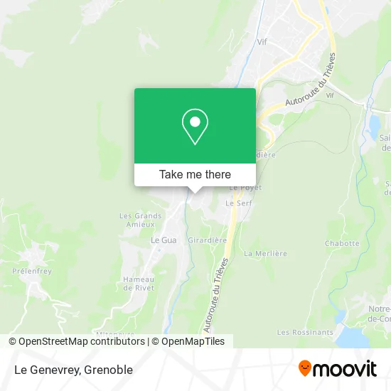 Le Genevrey map