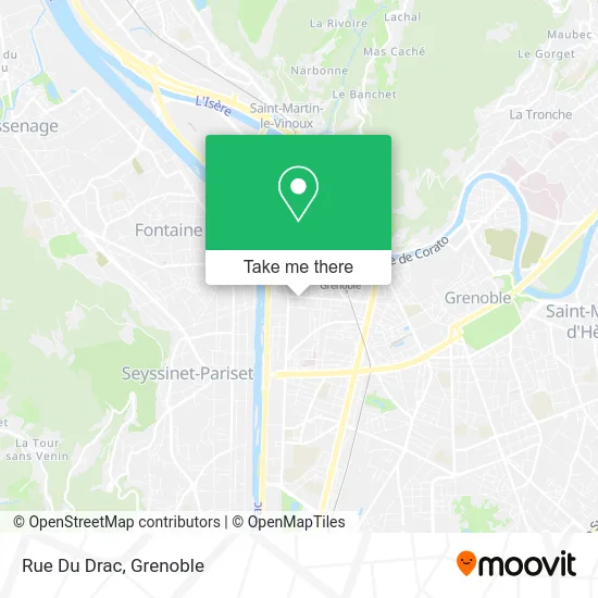 Rue Du Drac map