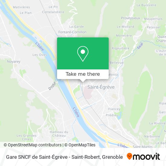 Gare SNCF de Saint-Égrève - Saint-Robert map