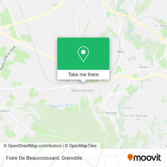Foire De Beaucroissant map