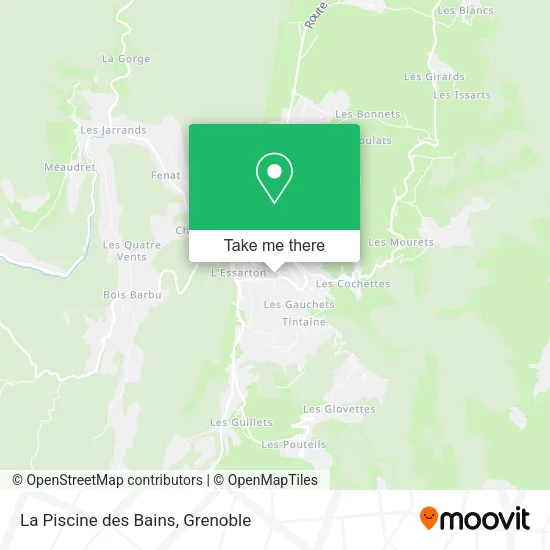 La Piscine des Bains map