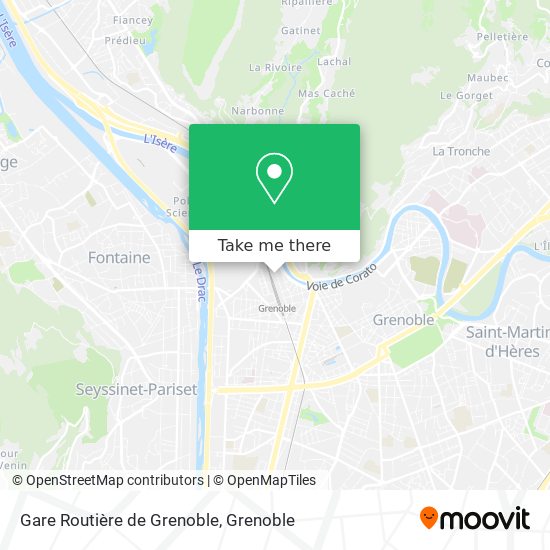 Gare Routière de Grenoble map