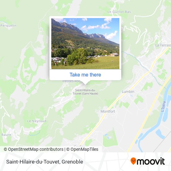 Saint-Hilaire-du-Touvet map