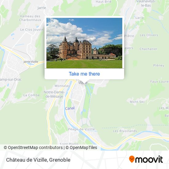 Château de Vizille map