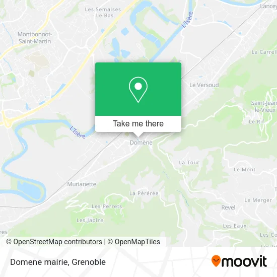 Domene mairie map