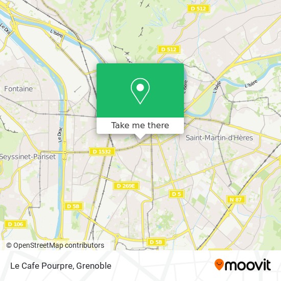 Le Cafe Pourpre map