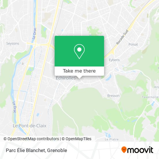 Parc Élie Blanchet map