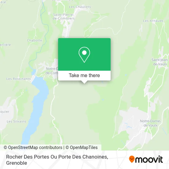 Rocher Des Portes Ou Porte Des Chanoines map
