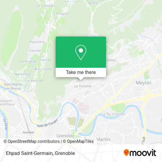 Ehpad Saint-Germain map