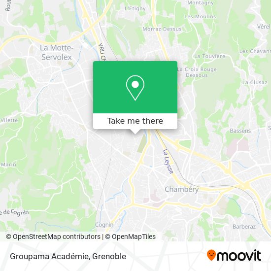 Groupama Académie map