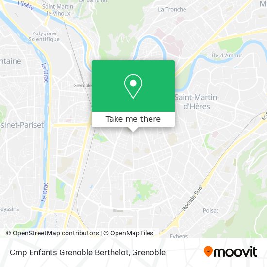 Cmp Enfants Grenoble Berthelot map