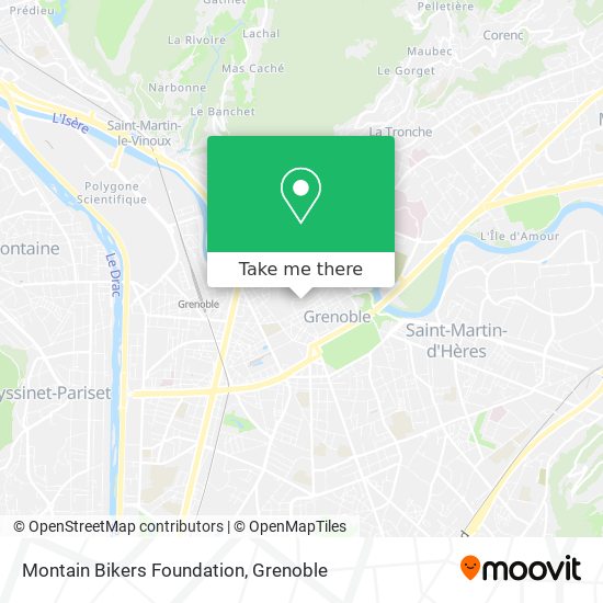 Montain Bikers Foundation map