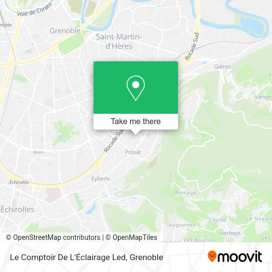 Le Comptoir De L'Éclairage Led map