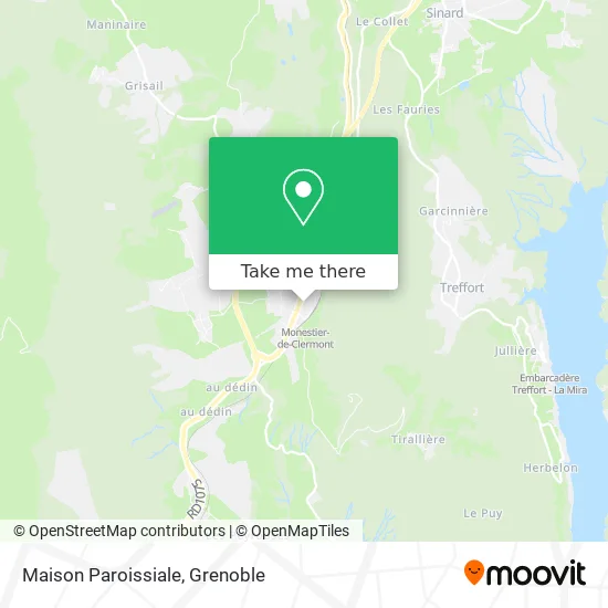 Maison Paroissiale map