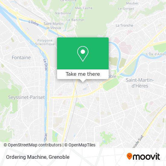 Ordering Machine map