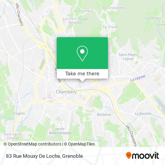 83 Rue Mouxy De Loche map
