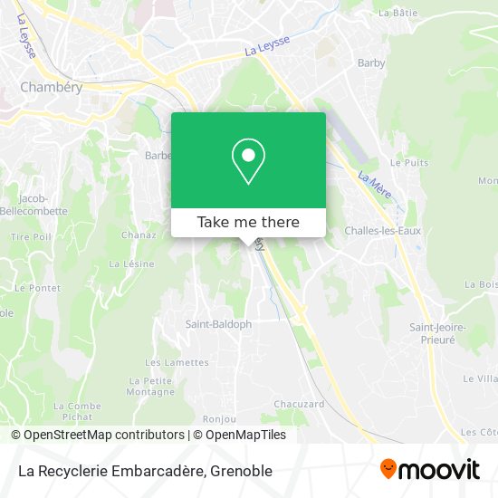 La Recyclerie Embarcadère map