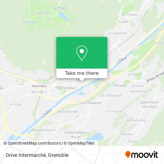 Drive Intermarché map