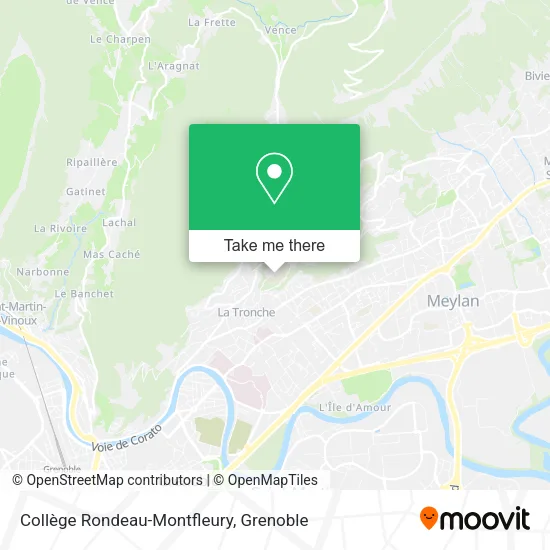 Collège Rondeau-Montfleury map