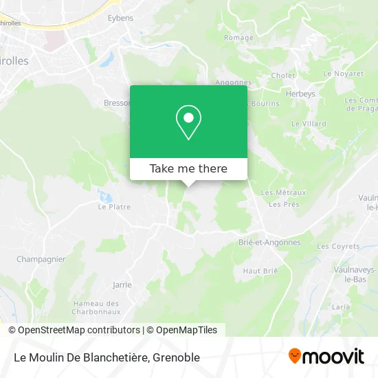 Le Moulin De Blanchetière map
