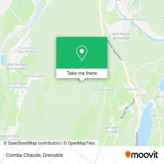 Combe Chaude map