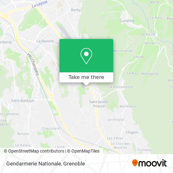 Gendarmerie Nationale map