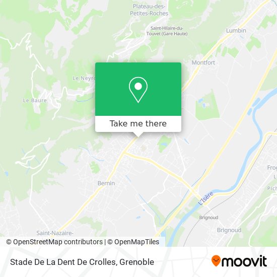 Stade De La Dent De Crolles map