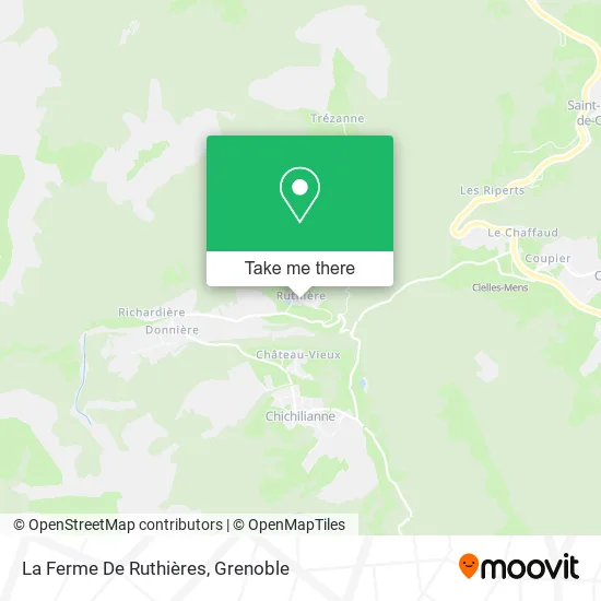 La Ferme De Ruthières map