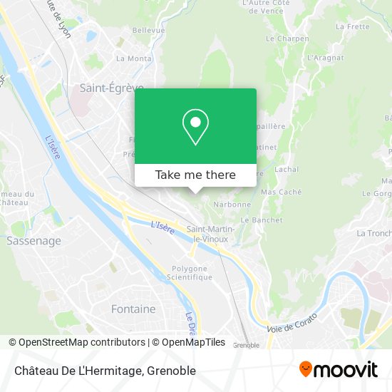 Château De L'Hermitage map