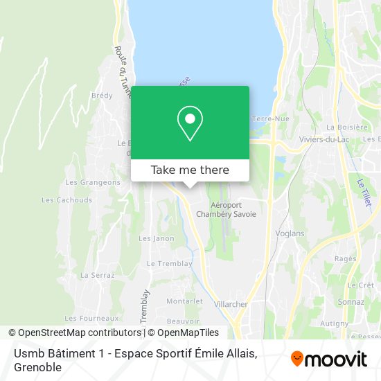 Usmb Bâtiment 1 - Espace Sportif Émile Allais map
