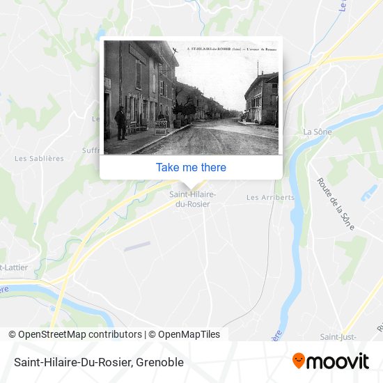 How to get to Saint Hilaire Du Rosier by Train Bus or Light Rail