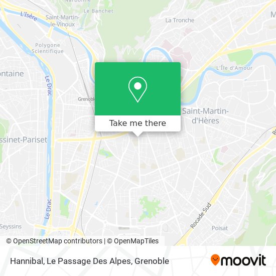 Hannibal, Le Passage Des Alpes map