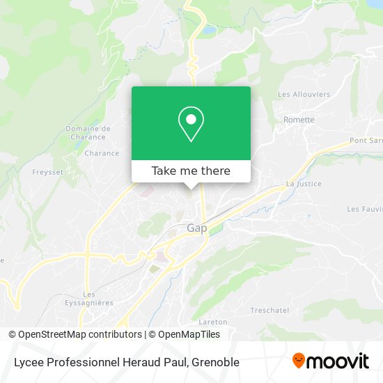 Lycee Professionnel Heraud Paul map
