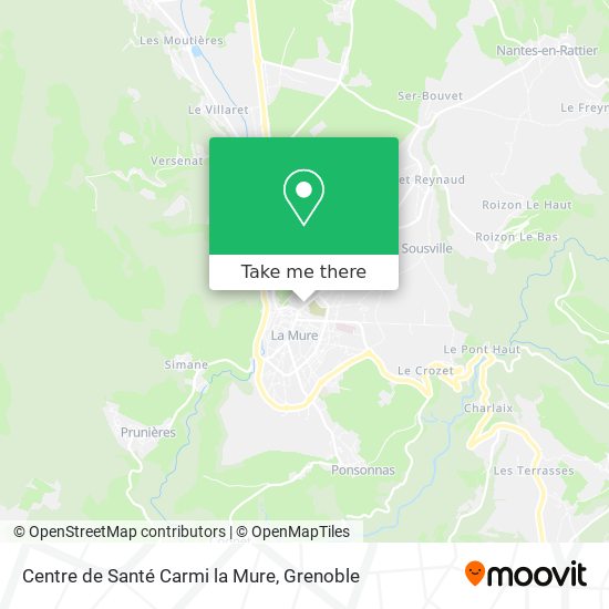 Centre de Santé Carmi la Mure map