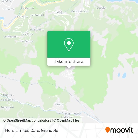 Mapa Hors Limites Cafe
