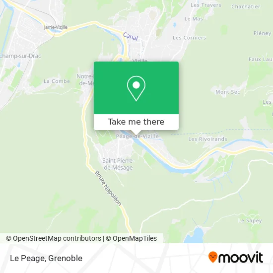 Le Peage map