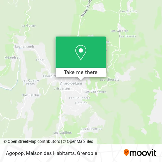 Agopop, Maison des Habitants map