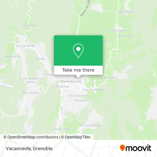 Vacanceole map
