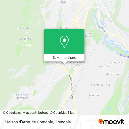 Maison d'Arrêt de Grenoble map