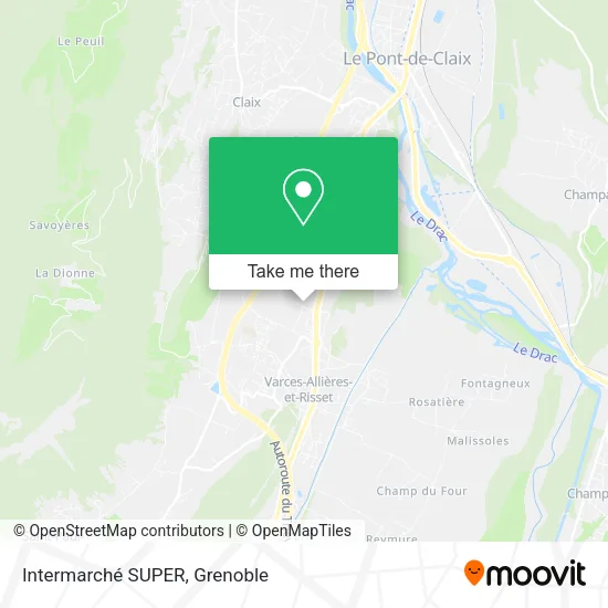 Intermarché SUPER map