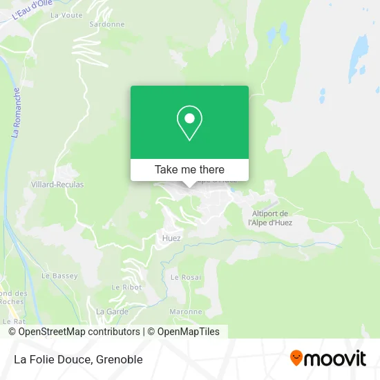 La Folie Douce map